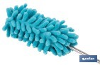 Plumero de microfibra con mango telescópico extensible de 27 a 76 cm. Ideal para altura y rincones - Cofan