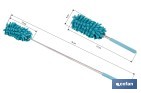 Plumero de microfibra con mango telescópico extensible de 27 a 76 cm. Ideal para altura y rincones - Cofan