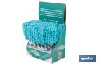 Plumero de microfibra con mango telescópico extensible de 27 a 76 cm. Ideal para altura y rincones - Cofan