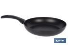 NON-STICK ALUMINIUM FRYING PAN, BRASATTO MODEL | DIAMETER FROM 160 MM TO 320 MM | WITH FLAMEPROOF RING