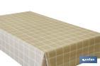 Rolo de toalha de mesa plástica de quadrados - Cofan