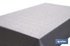 Rolo de toalha de mesa anti manchas estampado digital com desenho de pontos | 50 % algodão e 50 % de PVC | Medidas: 1,40 x 25 m - Cofan
