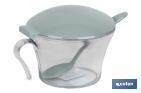 Sugar bowl with lid | Albahaca Model | Polypropylene and polystyrene | 120ml capacity | Several colours - Cofan