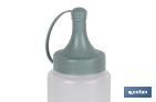 Botella aceitera Gama Albahaca | Botella para Salsas o Aceites| Botella Exprimible de Plástico | Color verde agua - Cofan