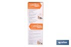 Bote de cocina de vidrio borosilicato | Tapa beige | Cierre a presión | Capacidad: 1,7 l | Almacenaje de alimentos | Medidas: Ø10 x 30 cm - Cofan