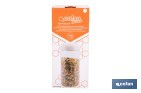 Bote de cocina de vidrio borosilicato | Tapa beige | Cierre a presión | Capacidad: 1,3 litros | Almacenaje de alimentos | Medidas: Ø10 x 23 cm - Cofan