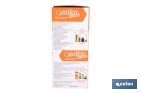 Bote de cocina de vidrio borosilicato | Tapa beige | Cierre a presión | Capacidad: 1,3 litros | Almacenaje de alimentos | Medidas: Ø10 x 23 cm - Cofan