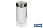 Bocal en verre borosilicate | Contenance de 550 ml jusqu'à 1900 ml | Convient pour un usage alimentaire - Cofan