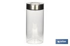 Barattolo di vetro borosilicato | Capacità: da 550 ml a 1900 ml | Adatto al contatto con gli alimenti - Cofan