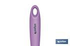 Kitchen spoon, Vergini Model | Silicone-coated nylon | Size: 27 x 5.7cm | Resistance up to 220°C - Cofan