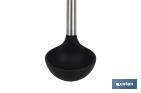 Soup ladle, Neige Model | Silicone with stainless steel handle | Size: 32cm | Resistance up to 220°C - Cofan