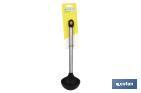 Soup ladle, Neige Model | Silicone with stainless steel handle | Size: 32cm | Resistance up to 220°C - Cofan