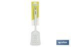 Colher de cozinha Ranhurada Modelo Bach I Silicone e nylon I Medida 34 cm - Cofan