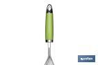 Manual whisk, Sena Model | Stainless steel with green ABS handle | Size: 28.5cm - Cofan