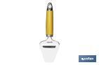 Cheese server, Sena Model | Stainless steel with yellow ABS handle | Size: 22cm - Cofan
