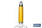Cheese server, Sena Model | Stainless steel with yellow ABS handle | Size: 22cm - Cofan