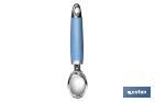 ICE CREAM SCOOP, SENA MODEL | STAINLESS STEEL WITH BLUE ABS HANDLE | SIZE: 18CM