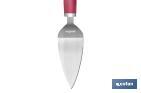 Cake server, Sena Model | Stainless steel with red ABS handle | Size: 27cm - Cofan