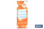 Set de 3 Boîtes à Lunch Rectangulaires en Borosilicate | Modèle Aghata | Contenance 640-1040-1520 ml - Cofan