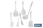 Lot de 7 ustensiles blancs pour la cuisine de la gamme Bach - Cofan