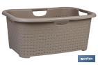 Multipupose polypropylene storage baskets | Several Colours | Size: 59 x 38 x 26cm - Cofan