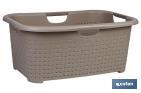 Cesta Multi usos de polipropileno | Varias Cores | Medidas 59 x 38 x 26 cm - Cofan