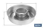 Glossy Aluminium Angel Food Cake Pan - Cofan