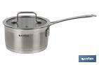 Stainless-steel saucepan | Capacity: 1.7 litres | Lid included | Cadenza Model - Cofan