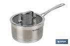 Stainless-steel saucepan | Capacity: 1.7 litres | Lid included | Cadenza Model - Cofan