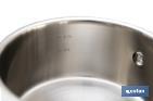 Stainless-steel saucepan | Capacity: 1 litre | Lid not included | Cadenza Model - Cofan