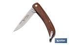 Campaign pocket knife | Blade size: 8.5cm| Brown | Stainless-steel blade - Cofan
