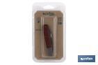 Canif de Berger | Dimension de la Lame 8 cm | Couleur Marron | Lame en Acier Inox - Cofan