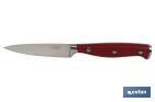 FRENCH FORGED PARING KNIFE | RED | BLADE SIZE: 9CM