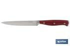 FRENCH FORGED VEGETABLE KNIFE | RED | BLADE SIZE: 13CM