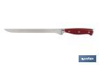 FRENCH FORGED HAM KNIFE | RED | BLADE SIZE: 25CM