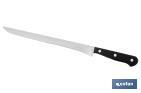 HAM KNIFE | SAFFRON MODEL | BLADE SIZE: 30CM | STAINLESS-STEEL BLADE | POLYOXYMETHYLENE HANDLE | BLACK