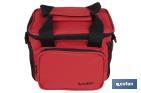 Glacière portable pour aliments | Sac isotherme | Sangle réglable | Couleur : rouge | Dimensions : 23 x 17 x 18 cm - Cofan