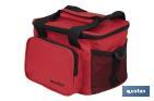 Glacière portable pour aliments | Sac isotherme | Sangle réglable | Couleur : rouge | Dimensions : 23 x 17 x 18 cm - Cofan