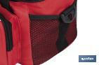 Glacière portable pour aliments | Sac isotherme | Sangle réglable | Couleur : rouge | Dimensions : 23 x 17 x 18 cm - Cofan