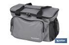 Glacière portable pour aliments | Sac isotherme | Sangle réglable | Couleur : gris foncé | Dimensions : 33,5 x 24 x 26 cm - Cofan