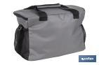 Glacière portable pour aliments | Sac isotherme | Sangle réglable | Couleur : gris foncé | Dimensions : 33,5 x 24 x 26 cm - Cofan