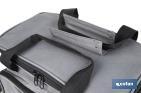 Glacière portable pour aliments | Sac isotherme | Sangle réglable | Couleur : gris foncé | Dimensions : 33,5 x 24 x 26 cm - Cofan