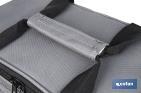 Glacière portable pour aliments | Sac isotherme | Sangle réglable | Couleur : gris foncé | Dimensions : 33,5 x 24 x 26 cm - Cofan