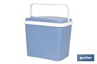 Nevera rígida de 24 litros | Color: azul claro | Material: polipropileno - Cofan