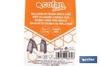 Double-sided folding grater: fine and coarse grating | Non-slip base | Assorted colours - Cofan