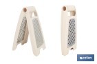 Double-sided folding grater: fine and coarse grating | Non-slip base | Assorted colours - Cofan