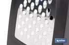 Double-sided folding grater: fine and coarse grating | Non-slip base | Assorted colours - Cofan