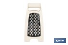 Double-sided folding grater: fine and coarse grating | Non-slip base | Assorted colours - Cofan