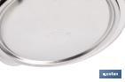 Grasera de acero inoxidable con filtro desmontable | Capacidad: 0,75 l | Disponible con icono para aceite de carne o de pescado - Cofan