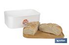 Bread bin with bamboo lid | minimalist design | 6.5 l capacity | Perfect for keeping bread fresh | Available in different colours - Cofan